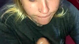 Pretty Girlfriend Sucks Until I Burst on Her Face - Explosive!