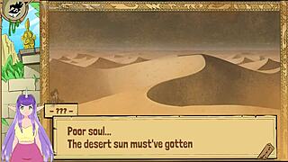 i train queen princess jasmin with her big tit in anime hentai