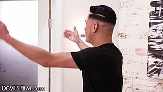 Gorgeous Electra Rayne in a threesome scene