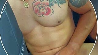 Watch me ride that big cock while my husband drives the car?