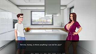 Hentai game featuring big-boobed teens and monster cocks
