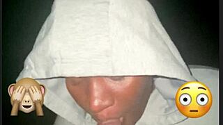 another shy teen with fat ass getting sloppy blowjobs in car from big black cock