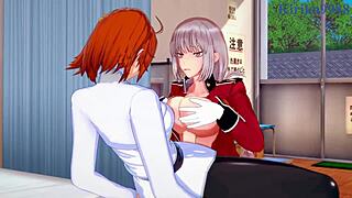 Florence, Meltryllis, Gudako's Intense Futanari Sex in Fate Grand Order Hentai