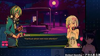 In this anime, chainsaw girl gives blowjob during fights