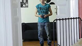 Blonde Timothy Gets His Ass Fucked by Gay Stud