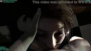 she gives the best 3d blowjob in anime game