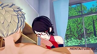 WATCH BAKUGOU KATSUKI & SARADA UZUMAKI HAVE SEX AT SCHOOL IN THIS HOT HENTAI ANIMATION!