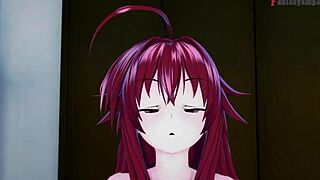 Xenovia and Rias Gremory engage in intense fucking in HS DXD NTR madness