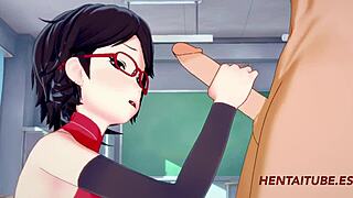 WATCH BAKUGOU KATSUKI & SARADA UZUMAKI HAVE SEX AT SCHOOL IN THIS HOT HENTAI ANIMATION!