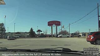 barely 18 skinny blonde risky public masturbating while driving in usa
