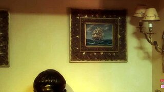 A Little 18+ Masked Brunette Kitty Came To Play And Tittyfuck Her Masters Big Dick