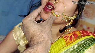 Cultured boy fucks neighbor madam in wedding-themed Hindi porn