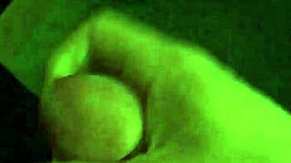 Gay man cums hard during intense masturbation session with cum everywhere on his body