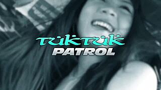 skinny thai teen tries her first big foreign cock on tuktukpatrol.