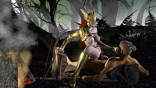 Malenia Rides in Forest Elden Ring Parody