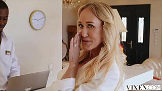 Christy, the new girl, has a secret hotel hookup with intense sex.