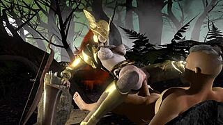 Malenia Rides in Forest Elden Ring Parody