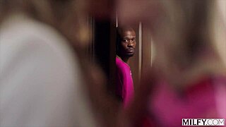 Mature beauty Cory Chase gives a young couple a special treatment in the form of a three woman action