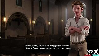 Treasureofnadia - E2 Mature Licking Pussy on Desk in Wild Scene