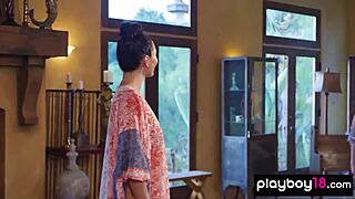 Big Boobed Daniella Smith in Naked Yoga with Busty GF