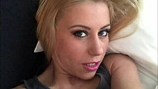 Latina Blows Big Cock with Small Tits!