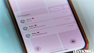 Christy, the new girl, has a secret hotel hookup with intense sex.