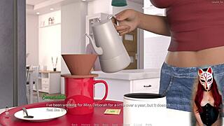 big tits cosplay in see through anime fetish