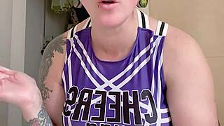 want extreme blowjob? horny blonde rides cock cowgirl, moaning loud.