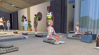 teen squirting in group bukkake hentai