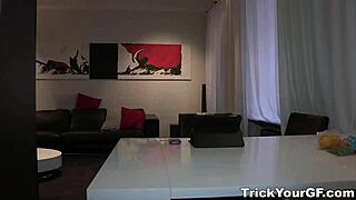 I tricked my gf into hot fuck with Inna