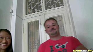 Blonde Teen Licks Pussy in Mike's Apartment Workout