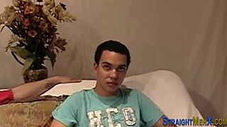 Gay amateur engages in intimate stroking and sucking activities