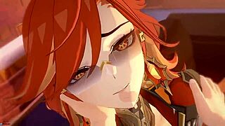 anime video with big ass and cock action