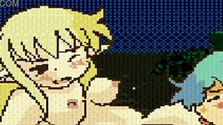 fairyfighting fairies finger and lick pussy in hentai masturbation