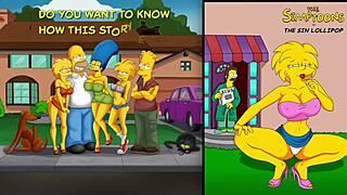 The Sin Lollipop - Simptoons Blowjob with Teen 18+ in Cartoon Gay Anime Hentai Sex