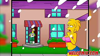 The Sin Lollipop - Simptoons Blowjob with Teen 18+ in Cartoon Gay Anime Hentai Sex