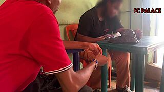 uh, traded a plate of eba for fun with hungry ebony beauty at local restaurant, ya gotta see this on xv premium!