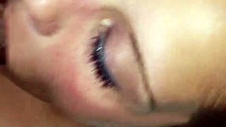 using horny white slut for cum on face interracial fun 😈