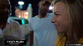 she just wanted to be shared by four black guys in this wild scene