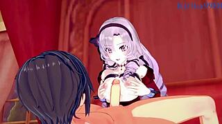 Hyakumantenbara Salome Intense Sex With Nijisanji Vtuber Hentai Creampie