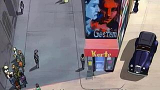 lezdom bdsm scene with anal beads on restrained teen