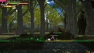 Journey to the west wukong's lewd prelude. Side scroller hentai game ep 2 with bandit king's exhibitionist kink.