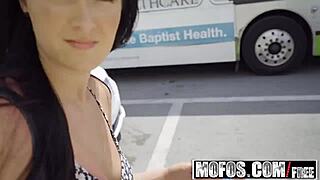 Mofos - Public Pick Ups - Americans Risky Public Fuck Starring Levi Cash And Jessica Cage