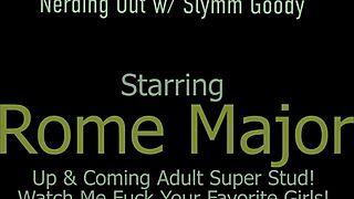 Slymm Goody rides big cock in stockings. 😍 So sexy!