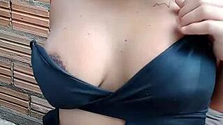 Latina Kissing and Solo Masturbation in Anime Hentai.