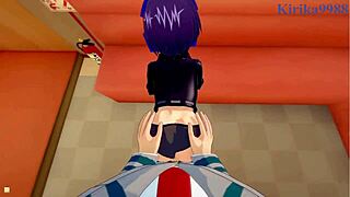 momo yaoyorozu and kyoka jiro in my hero academia hentai