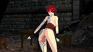 sex with tattoed lilith - 3d hentai