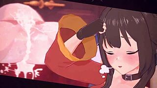 i love megumin n aqua fuckin with big cocks n asses in this hentai