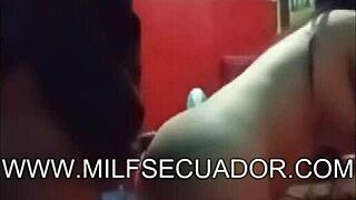 The milf grows bored of her old cuckold routine and seduces a young fan for wild fucking.