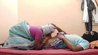 Indian Mature Caught Sucking Young Neighbor's Cock?
